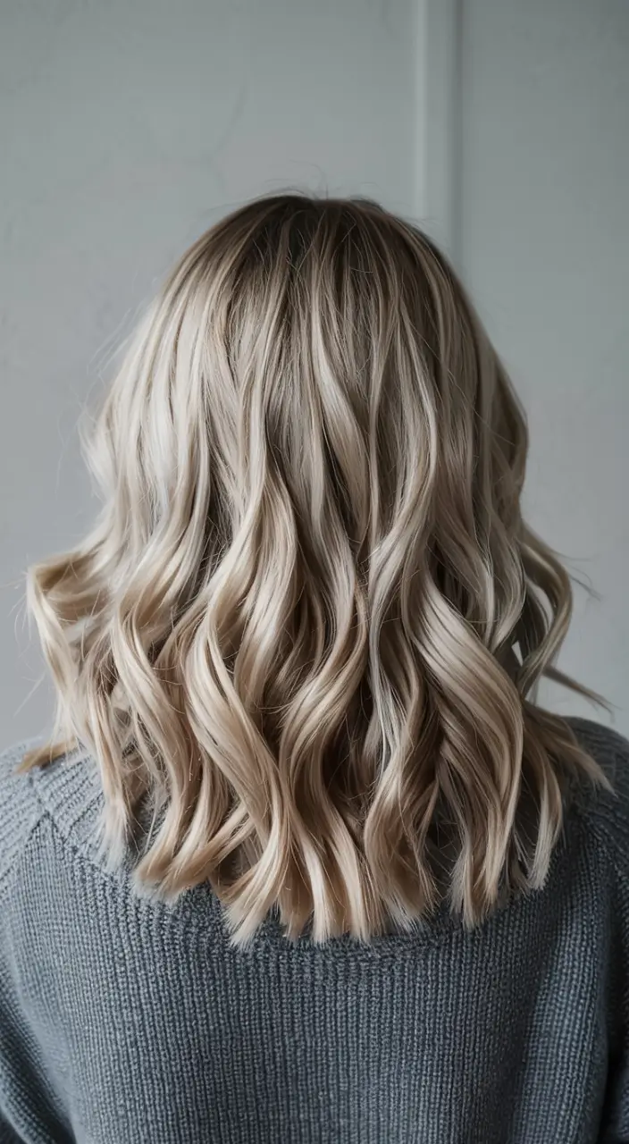 winter hair colors 2025 2026 for blondes Winter Wheat Blonde with Loose Waves