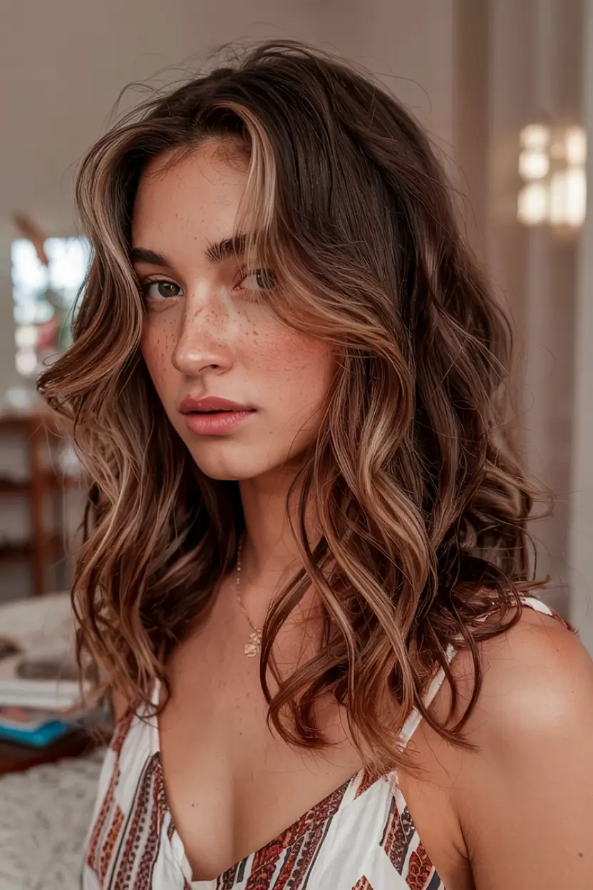 winter hair colors auburn ideas 2025 2026 Soft Auburn Balayage