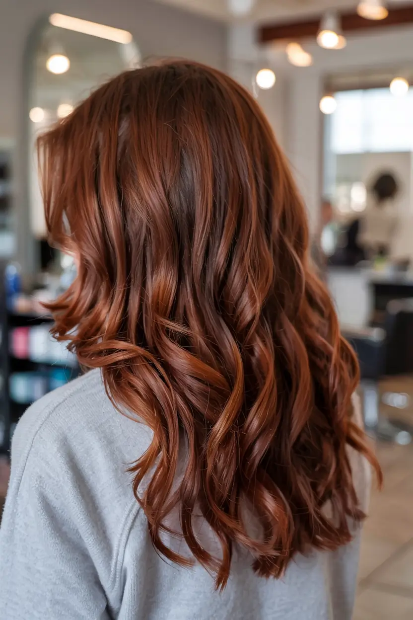 winter hair colors auburn ideas 2025 2026 Caramel-Infused Auburn