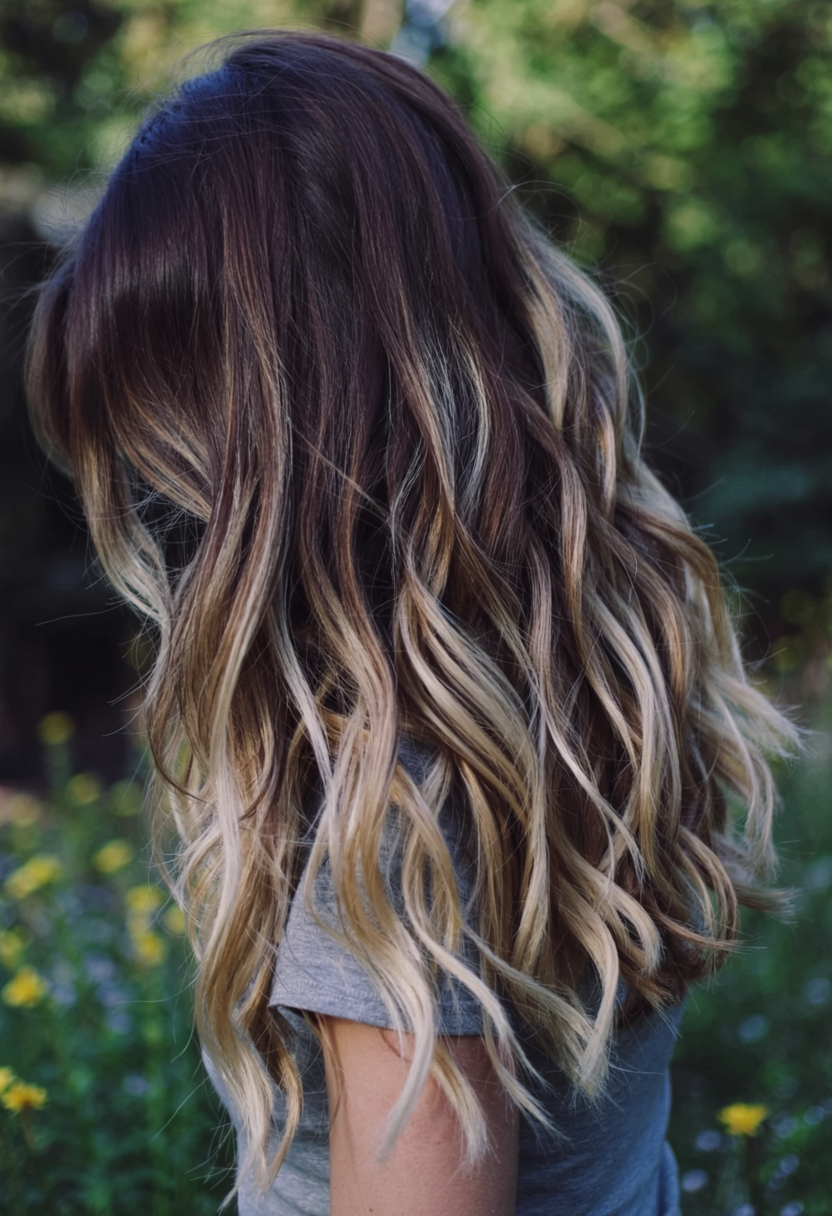 winter hair colors balayage ideas 2025 2026 Vanilla Honey Drift