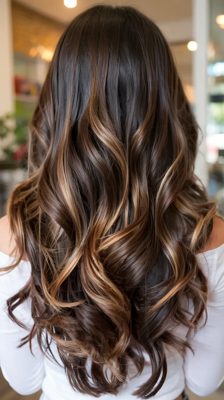 winter hair colors dark skin ideas 2025 2026 Mocha Caramel