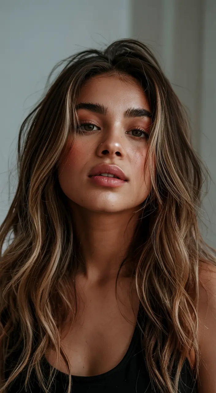 winter hair colors dark skin ideas 2025 2026 Honey Blonde
