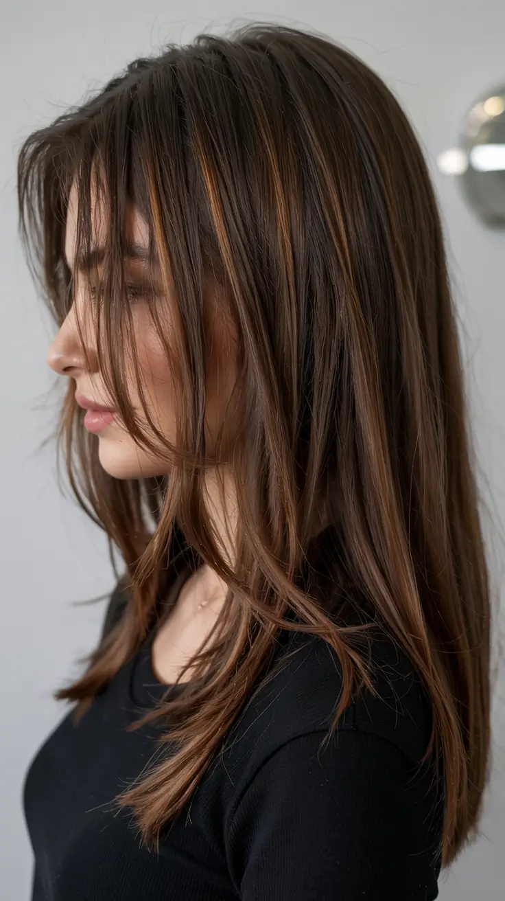 winter hair colors for brunettes ideas 2025 2026 Layered Espresso Elegance