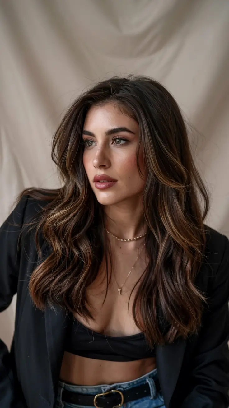 winter hair colors for brunettes ideas 2025 2026 Smoky Mocha Dimension