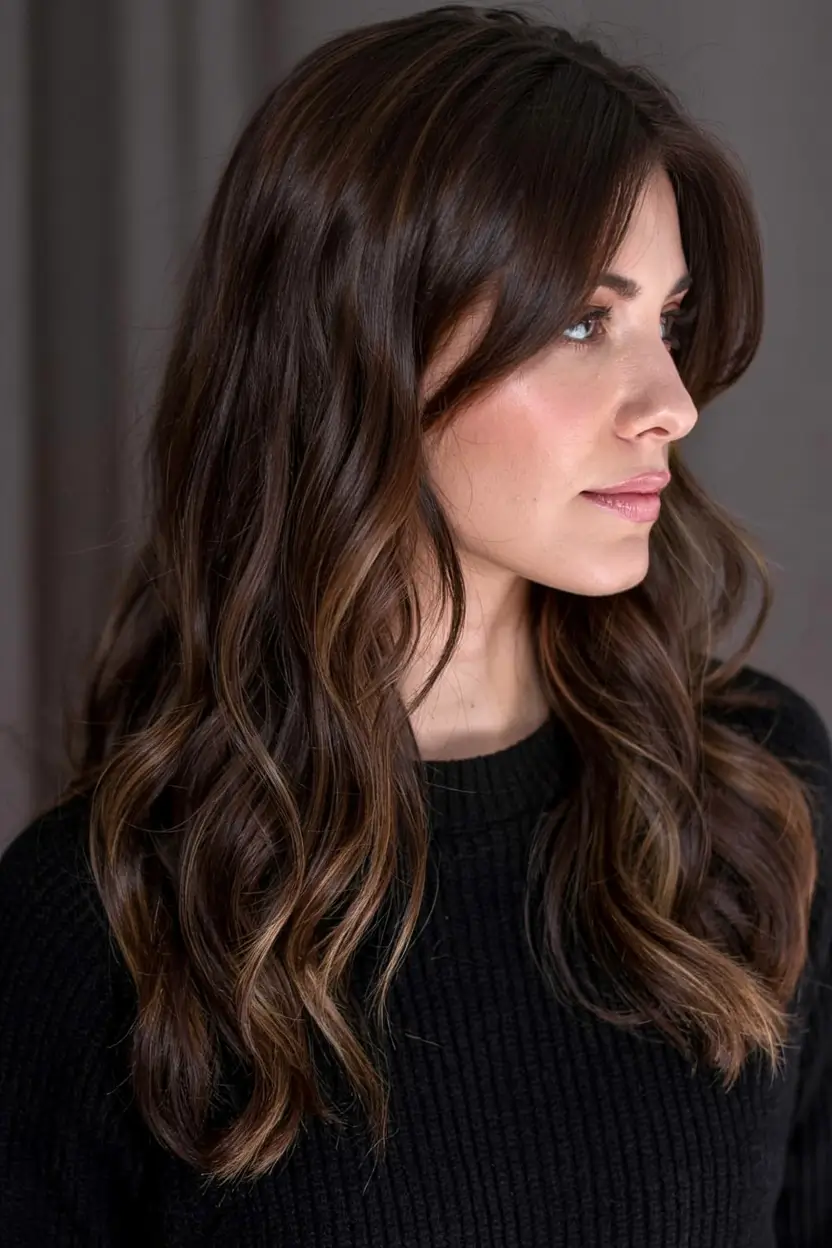 winter hair colors for brunettes ideas 2025 2026 Subtle Bronze Dimension