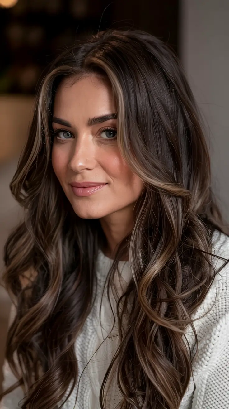 winter hair colors for brunettes ideas 2025 2026 Soft Ash Brunette