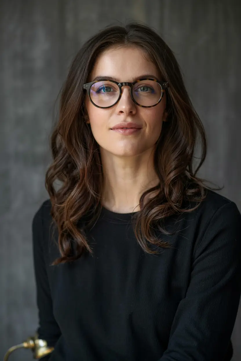 winter hairstyles color 2025 2026 for women over 40 Glossy Layers with Natural Depth