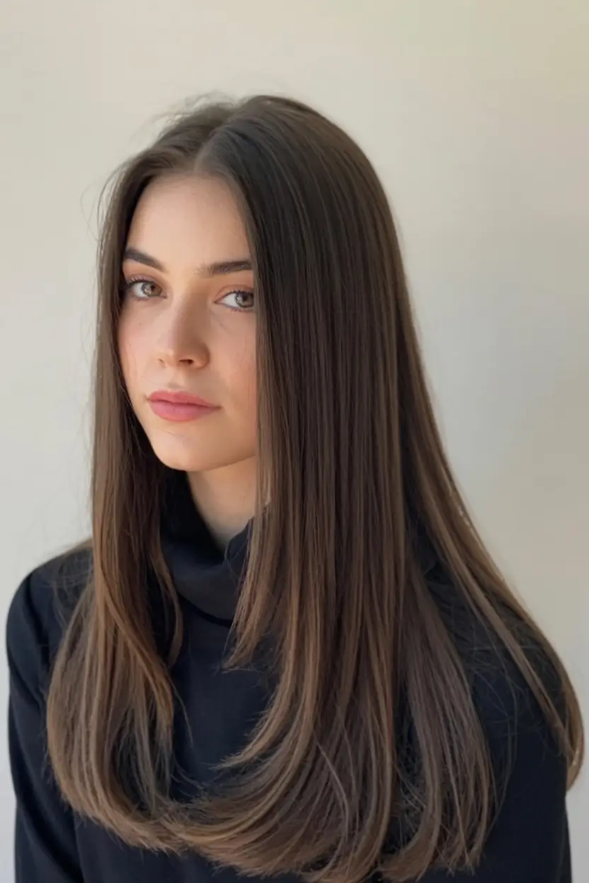 winter medium haircut ideas 2025 2026 Feathered Layers with Tousled Shape