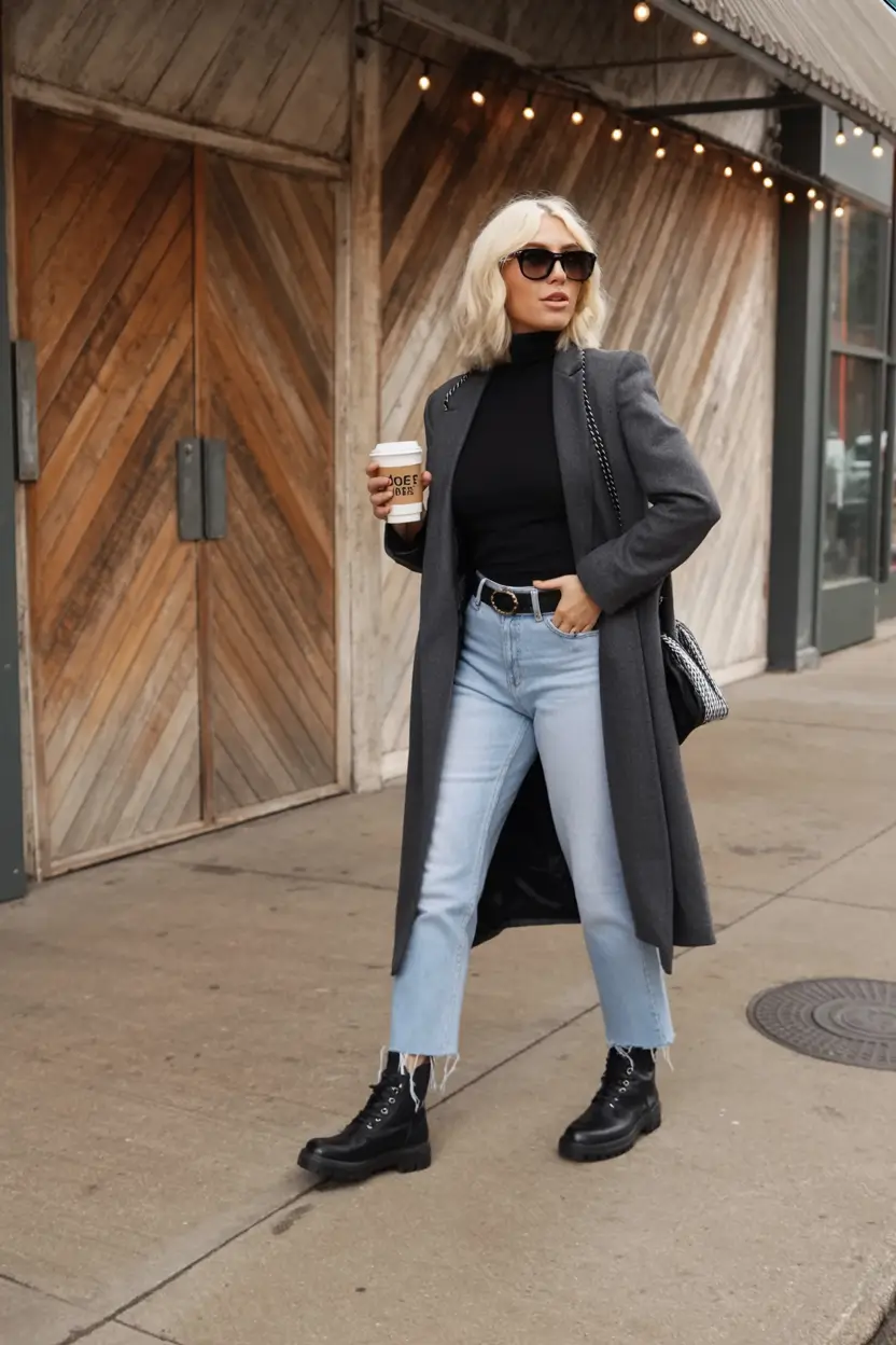 winter outfit inspo 2025 2026 trends ideas Grey Coats and Street Style Cool