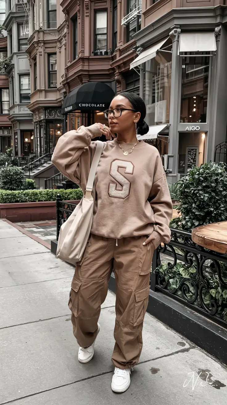 winter outfits blackgirl 2025 2026 Varsity Inspired Comfort