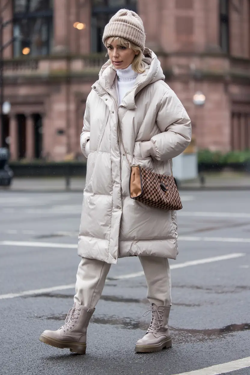 winter outfits cold weather ideas 2025 2026 Soft Neutral Streetwear
