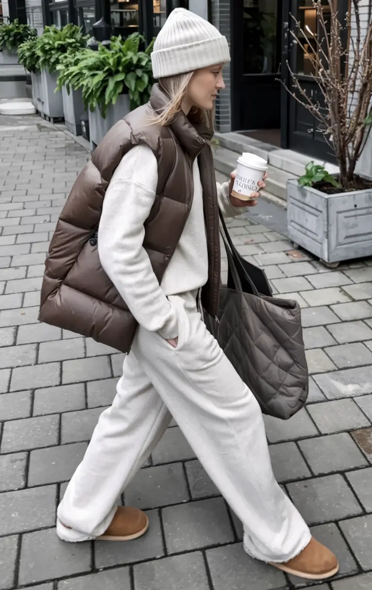 winter outfits cold weather ideas 2025 2026 Coffee Run Comfort