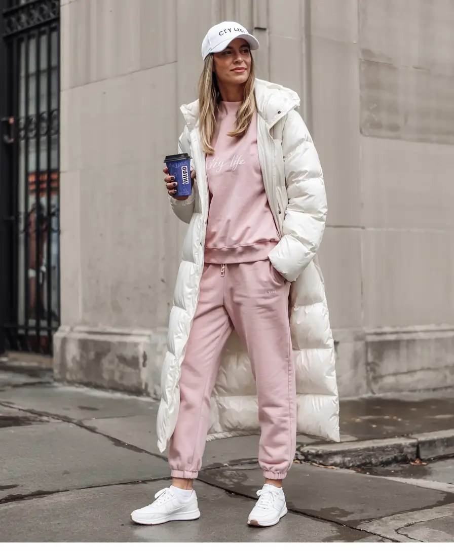 winter outfits cold weather ideas 2025 2026 Sporty Pastels