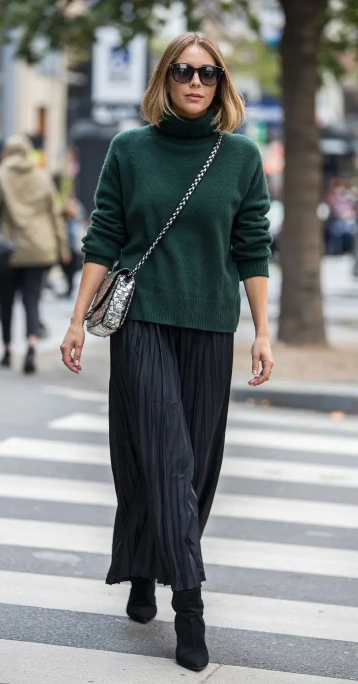 winter outfits for women over 40 ideas 2025 2026 Modern Elegance in Deep Tones