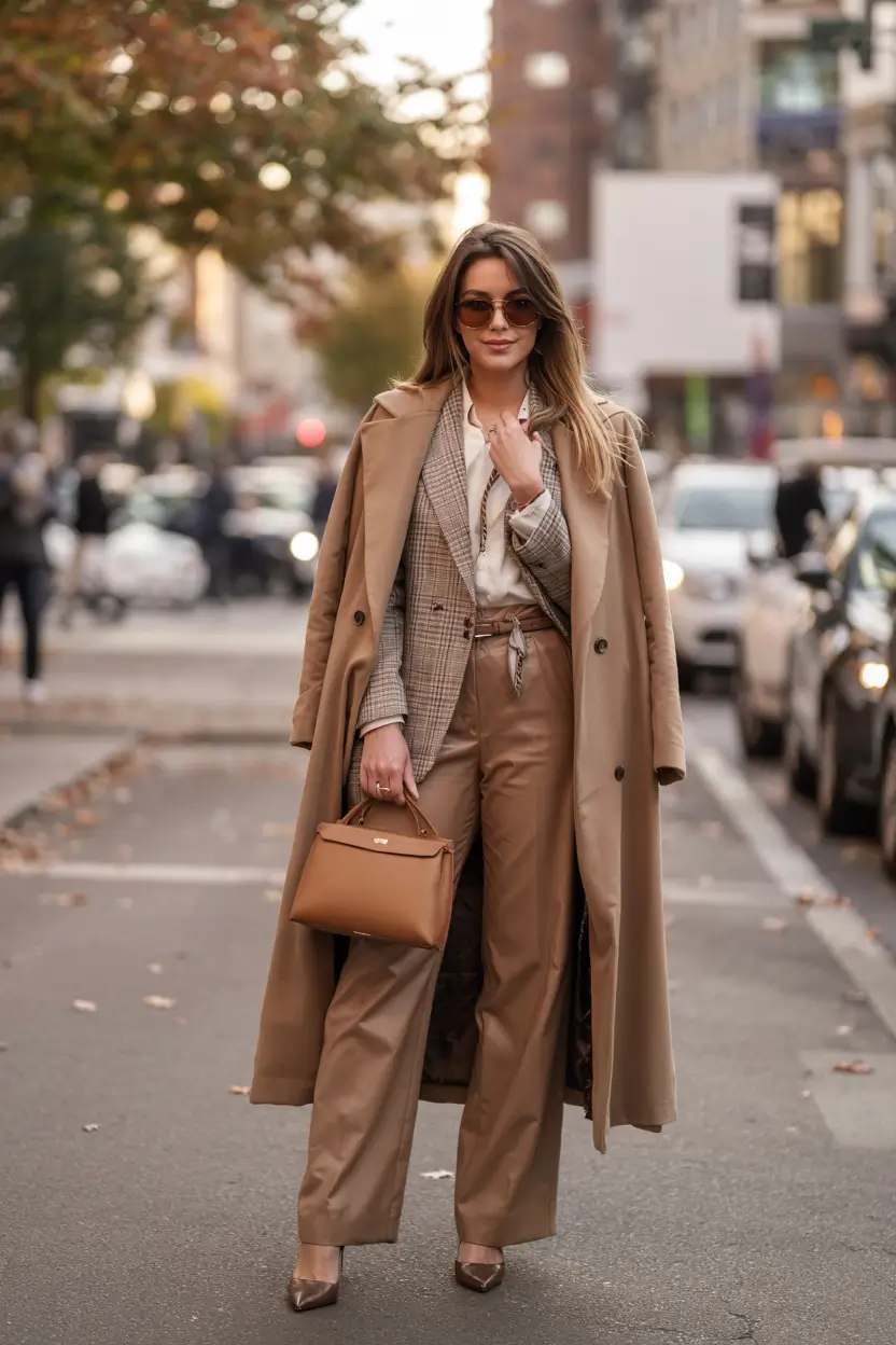 winter outfits for women over 40 ideas 2025 2026 Layered Power Dressing