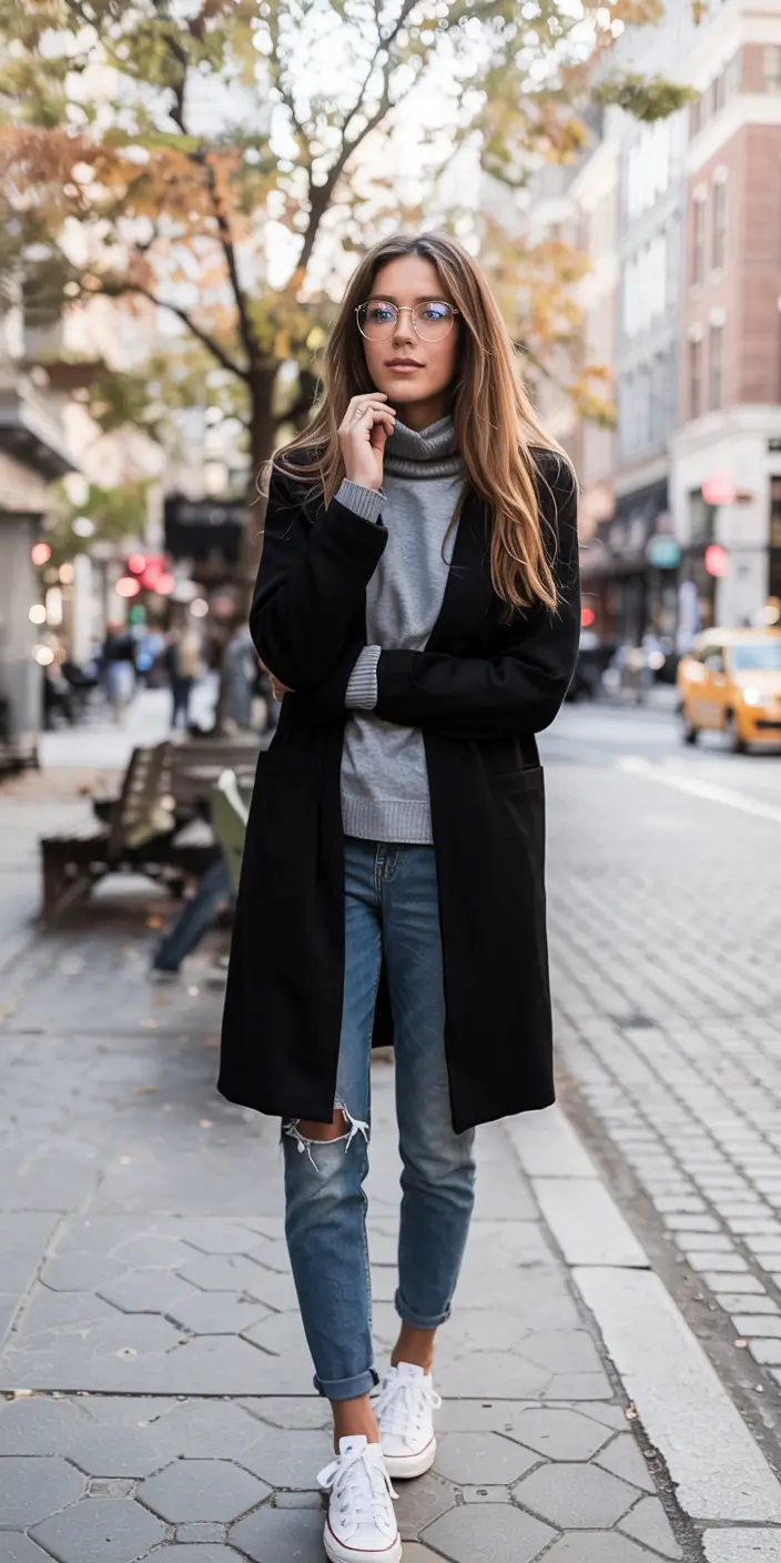 winter outfits for women over 50 ideas 2025 2026 City Casual with Effortless Layers