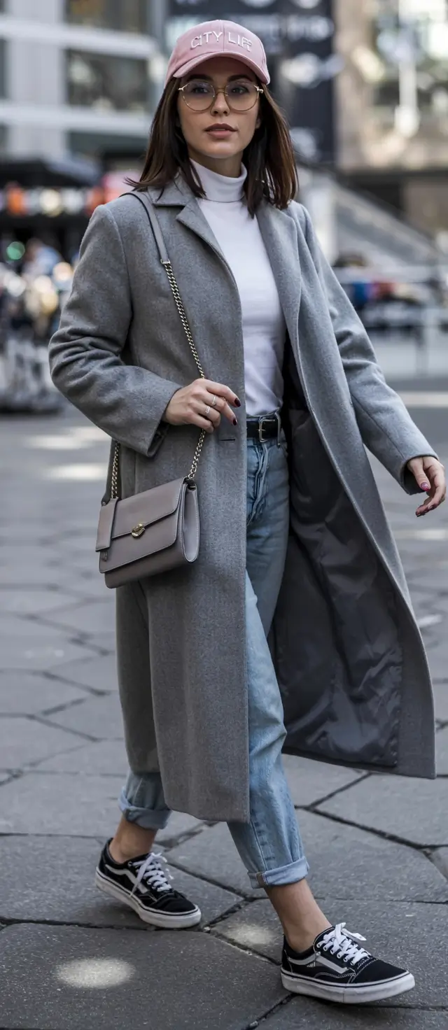 winter outfits for women over 50 ideas 2025 2026 Casual Elegance with Sporty Touches