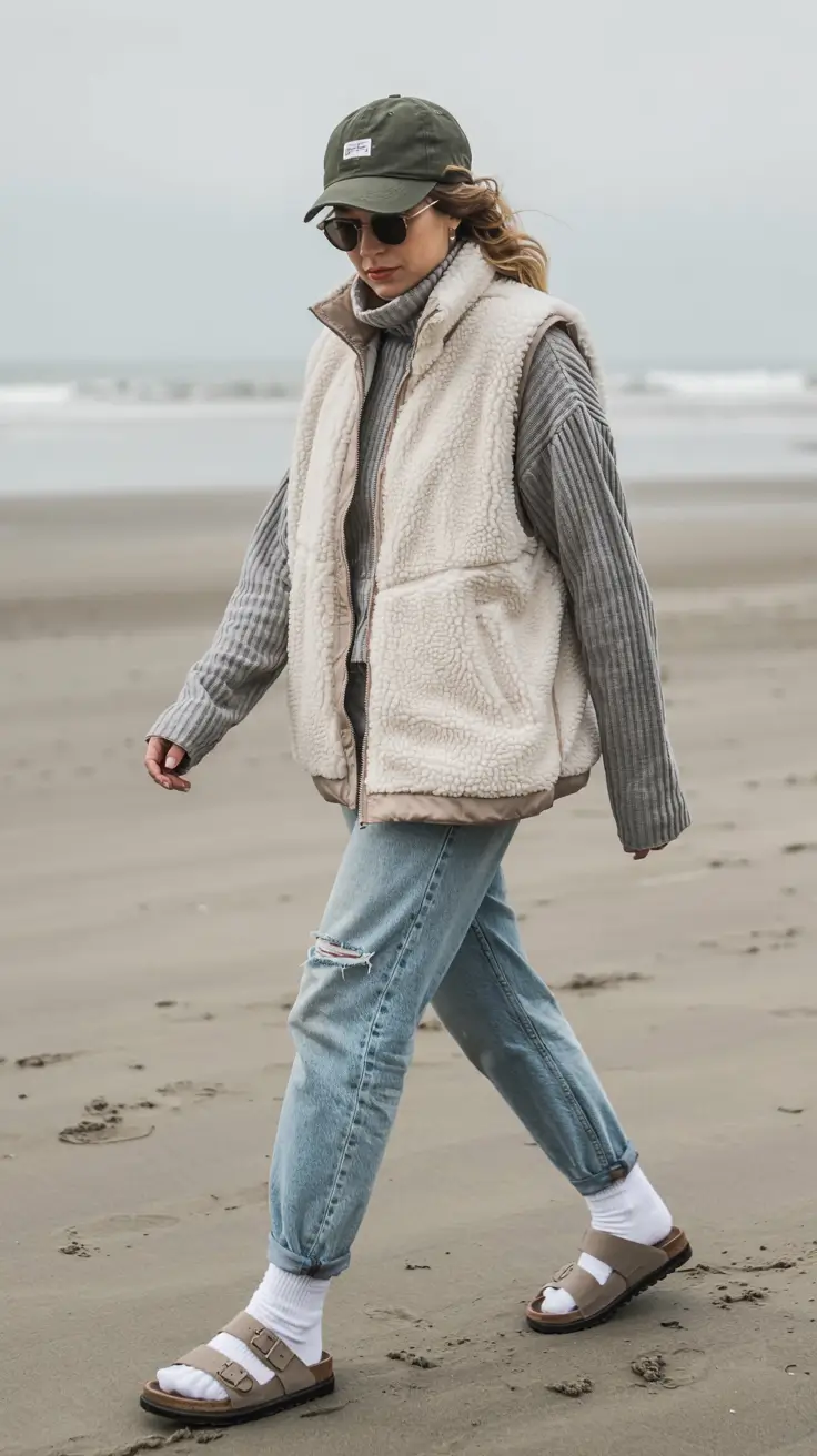 winter outfits inspiration 2025 2026 Casual Coastal Comfort
