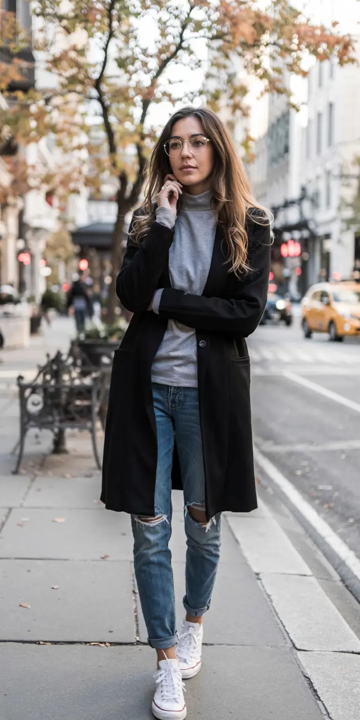 winter outfits inspiration 2025 2026 Classic City Minimalism