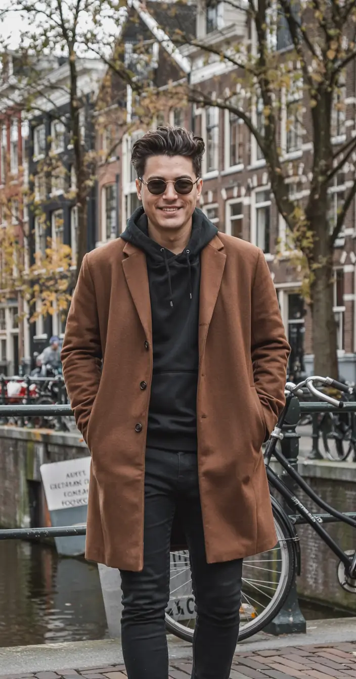 winter outfits men 2025 2026 style guide Coat Meets Streetwear