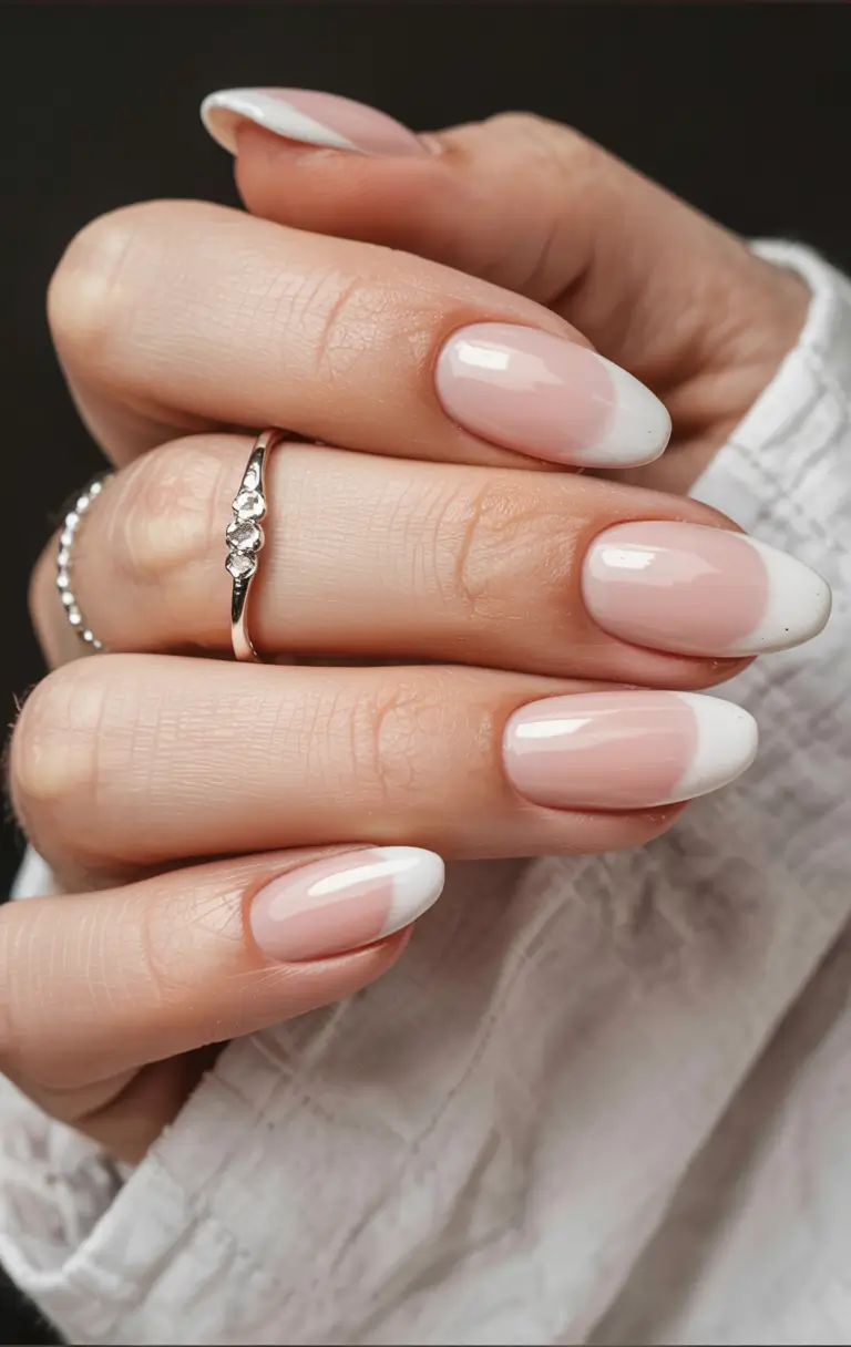 acrylic nails and color ideas winter 2025 2026 Classic French Elegance Reimagined