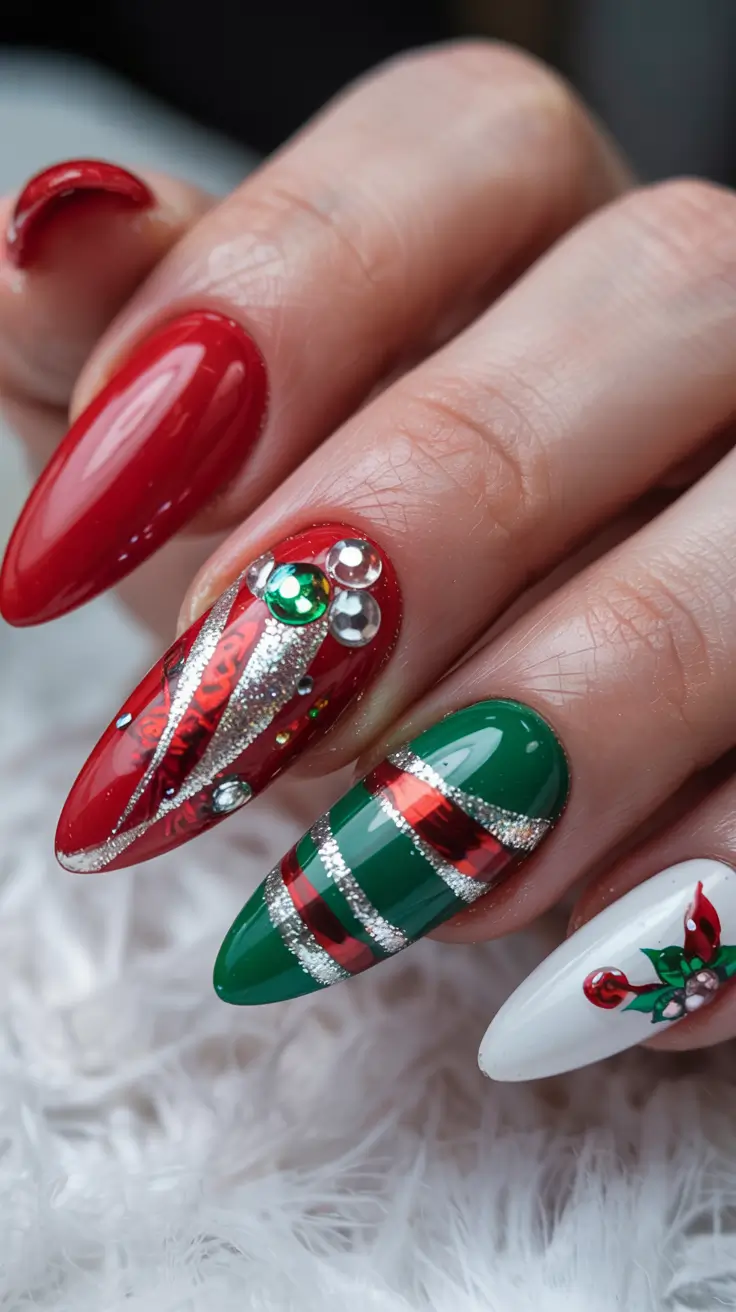 Best Gel Nails Christmas 2025 Emerald Enchantment & Holiday Glam