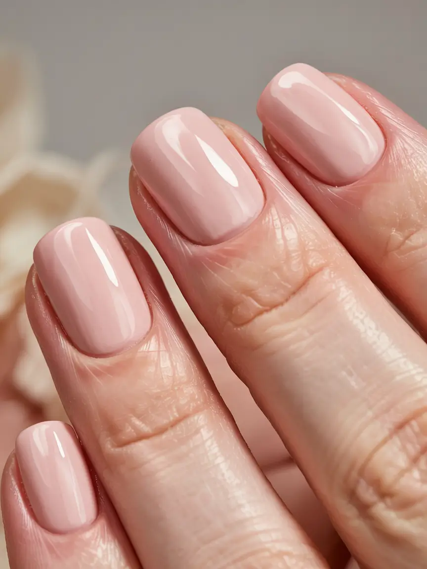 best neutral nails winter 2025 2026 Blush Cloud Charm