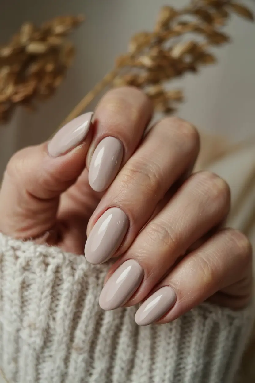 best neutral nails winter 2025 2026 Winter Wheat Glow