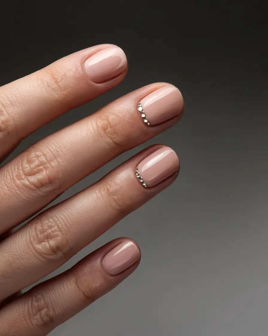 best neutral nails winter 2025 2026 Crystal-Cut Nude