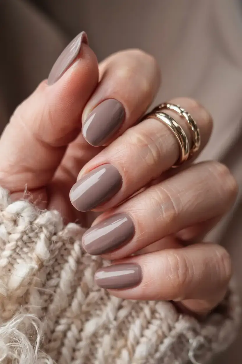 best winter nail colors ideas 2025 2026 Cocoa Cream Elegance