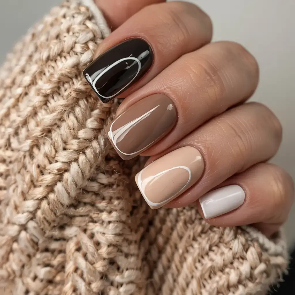 best winter nail colors ideas 2025 2026 Modern Minimalist French