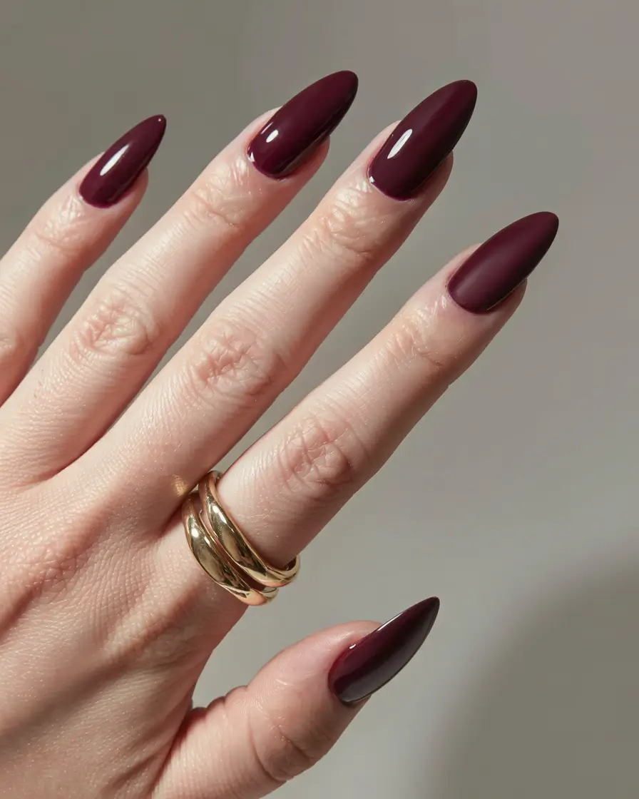 best winter nail colors ideas 2025 2026 Cabernet Luxe