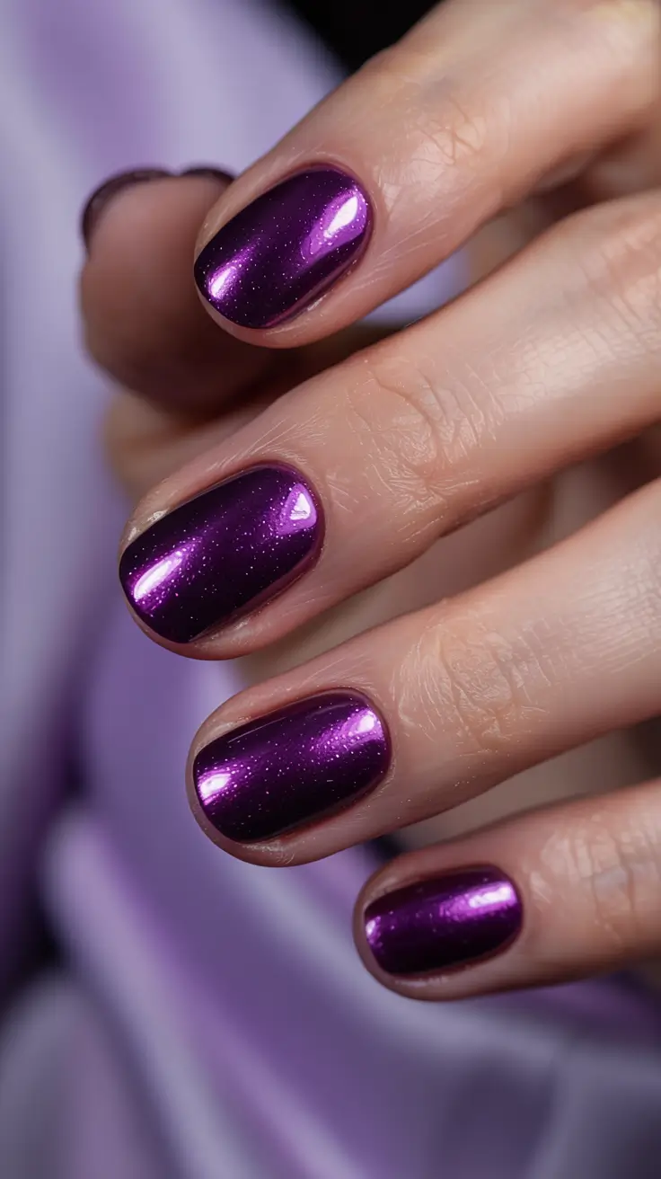 best winter nail colors ideas 2025 2026 Amethyst Mirage