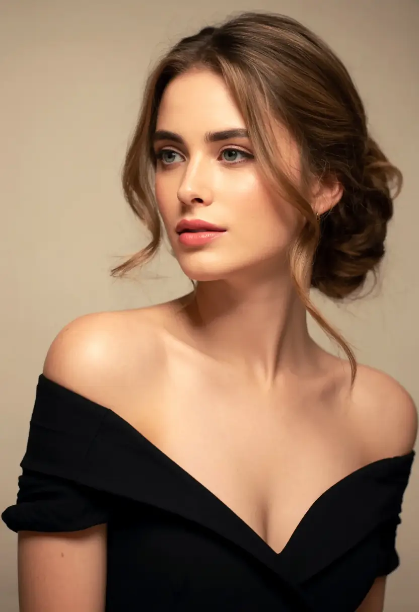 christmas hairstyles ideas 2025 Soft Romantic Bun