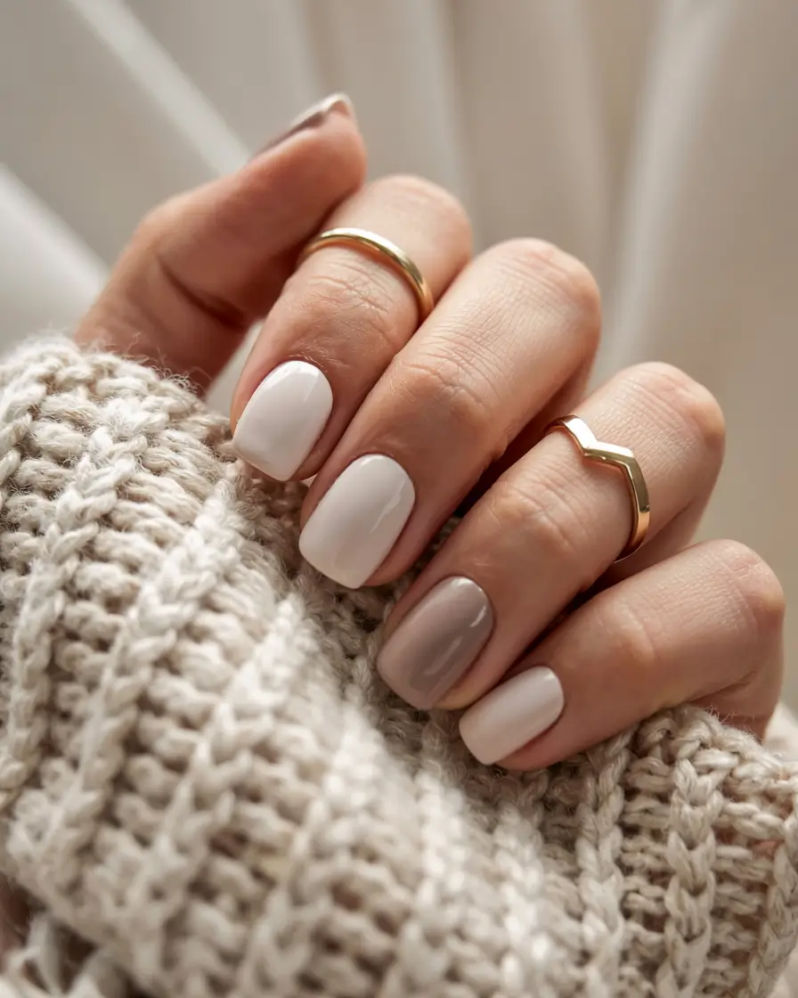 Christmas Nail Colors 2025 Winter Mocha Duo