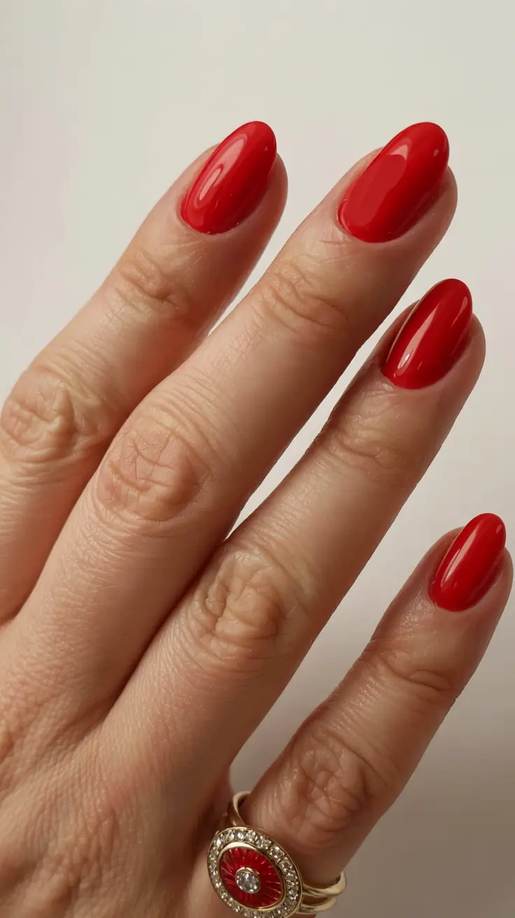 Christmas Nail Colors 2025 Candy Apple Classic