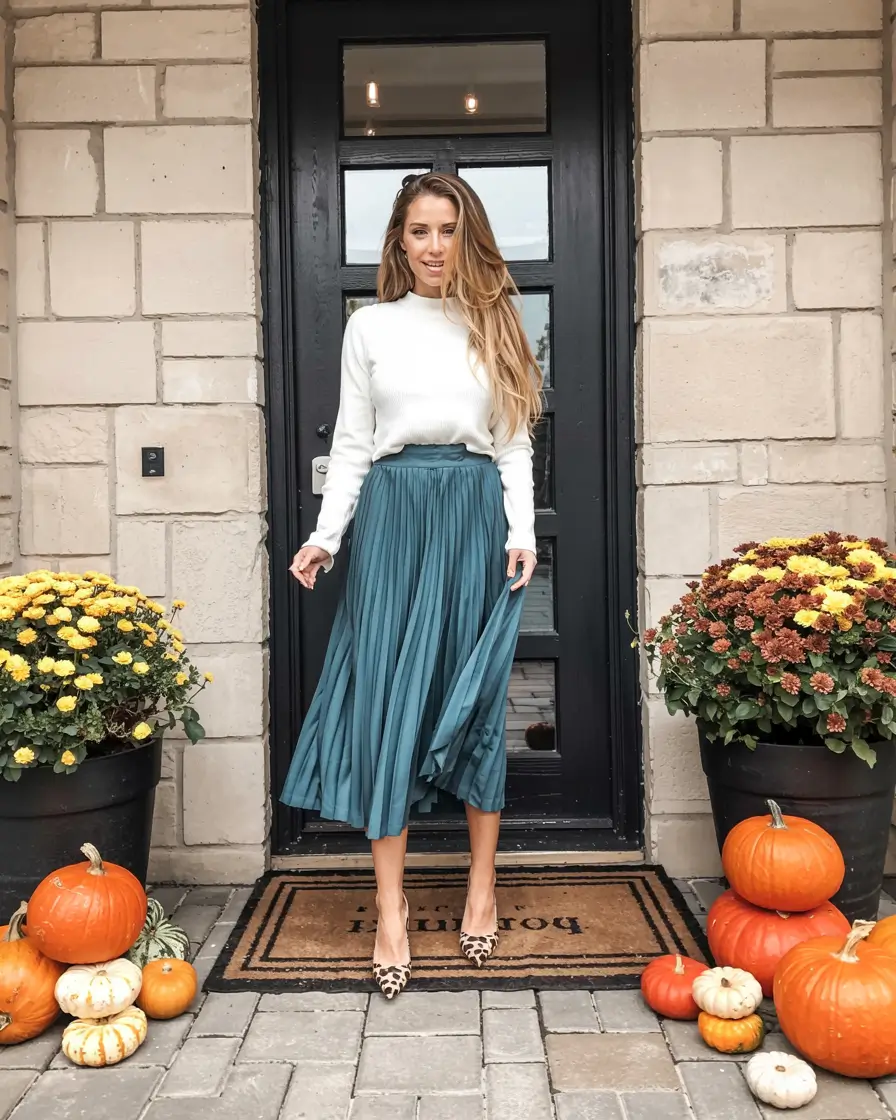 christmas outfit ideas 2025 Frosted Teal Grace