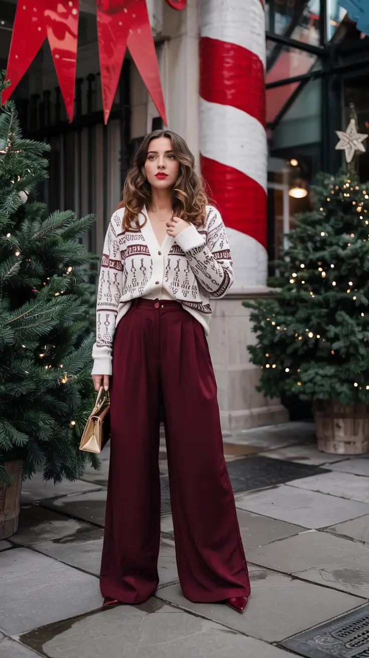 christmas outfit ideas 2025 Mulled Wine Elegance