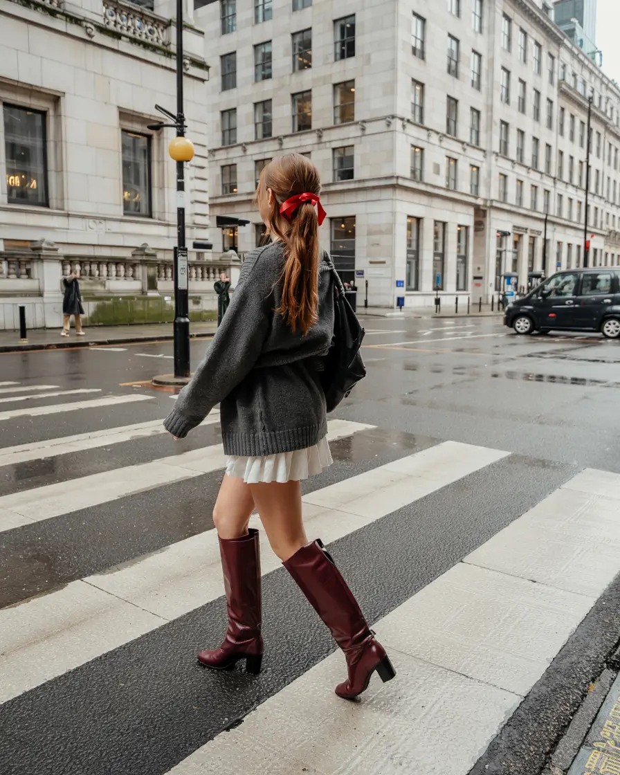 christmas outfit ideas 2025 Rainy Day Charm