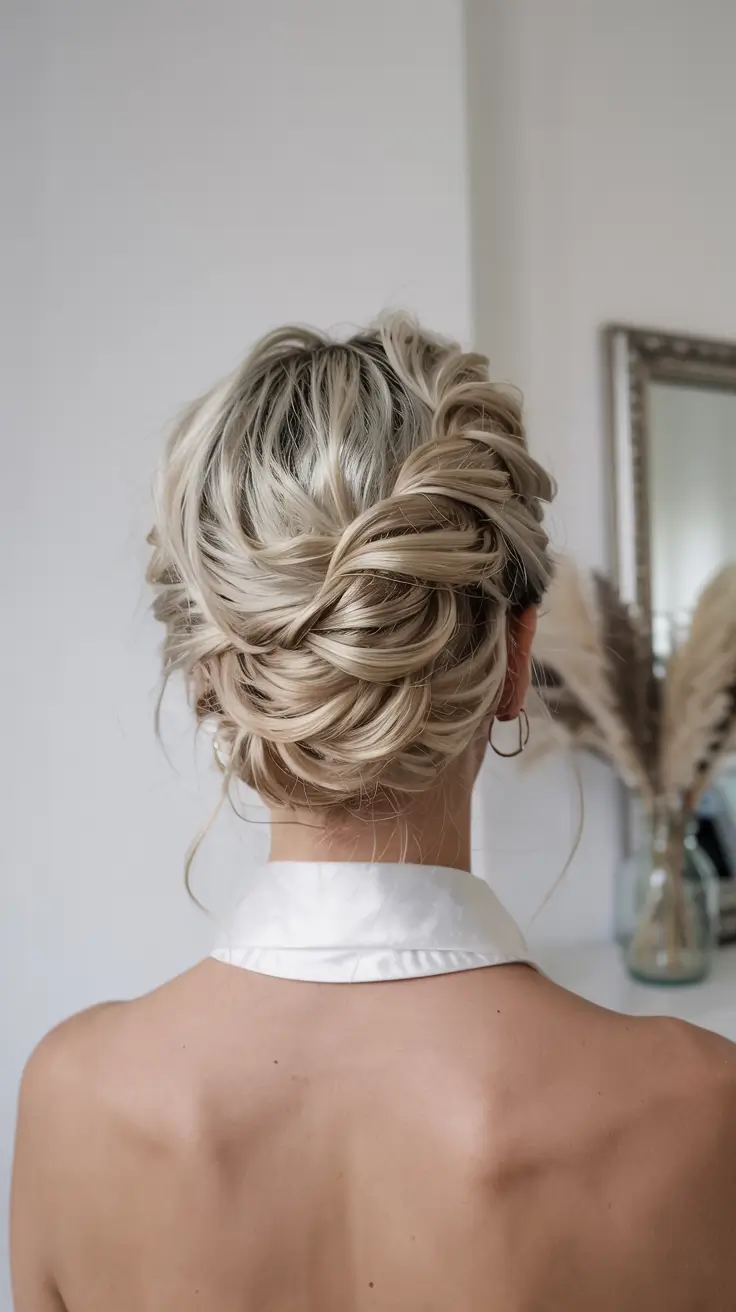 christmas party hairstyles ideas 2025 Intricate Winter Updo