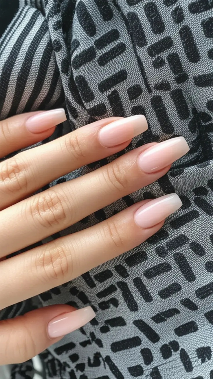 coffin nails and color ideas winter 2025 2026 Blush Quartz Simplicity