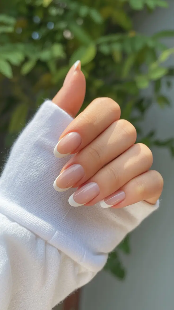 coffin nails and color ideas winter 2025 2026 Delicate Almond French