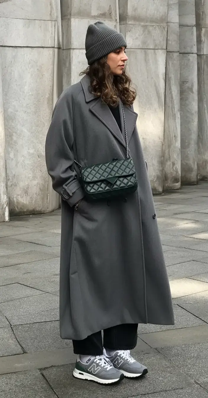 cozy winter outfits 2025 2026 style guide Monochrome Grey Done Right