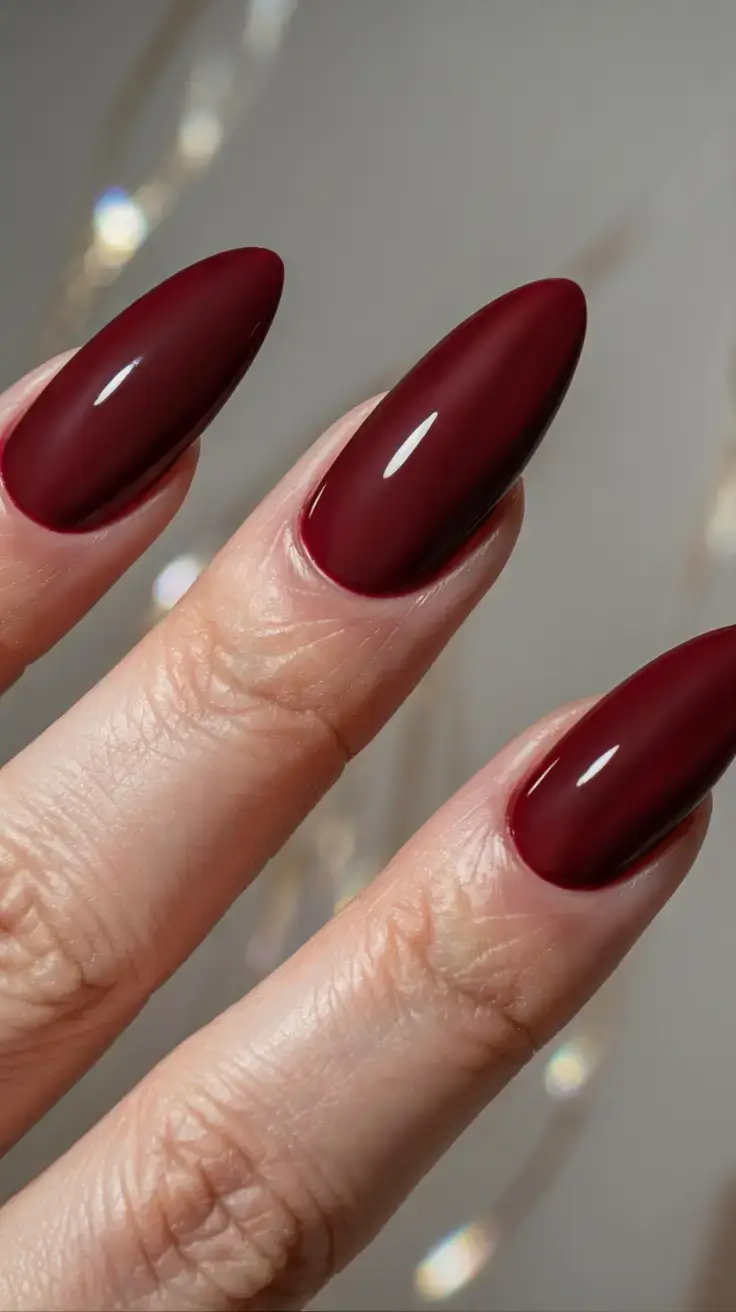 dark winter nail colors ideas 2025 2026 Velvet Cabernet Allure