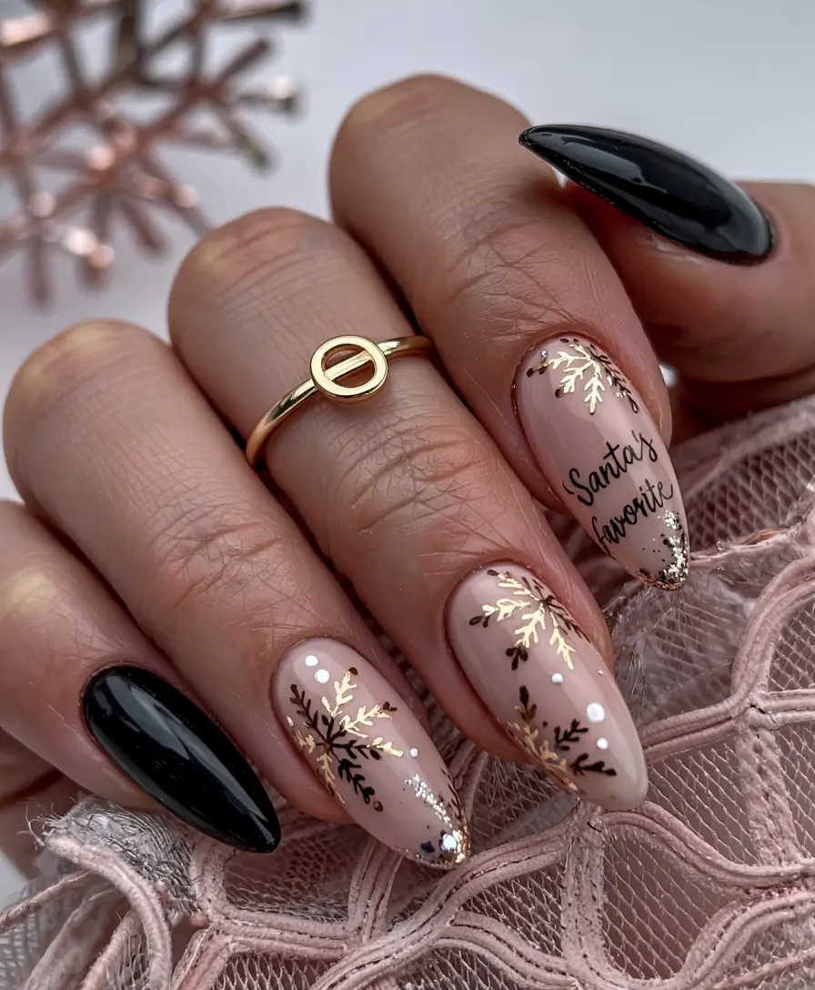 Elegant Christmas Nail Designs 2025 Santa’s Favorite