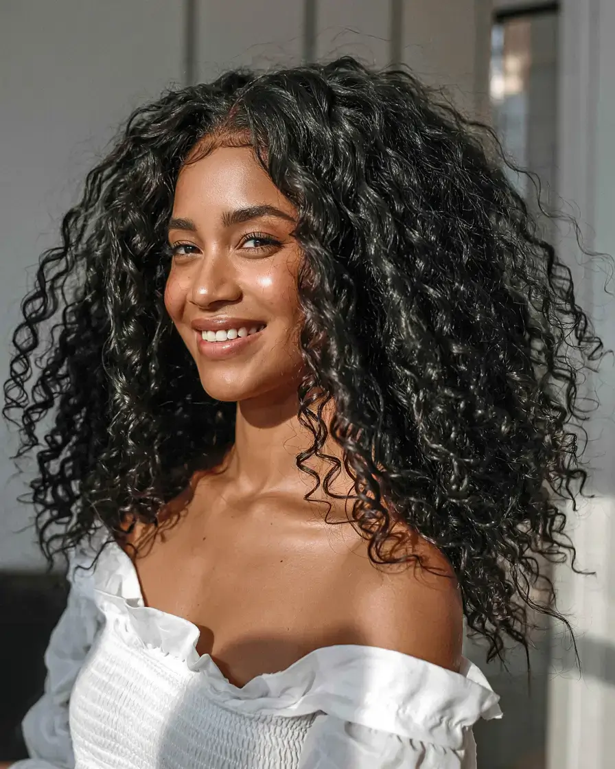 hairstyles for black women winter 2025 2026 Voluminous Winter Curls