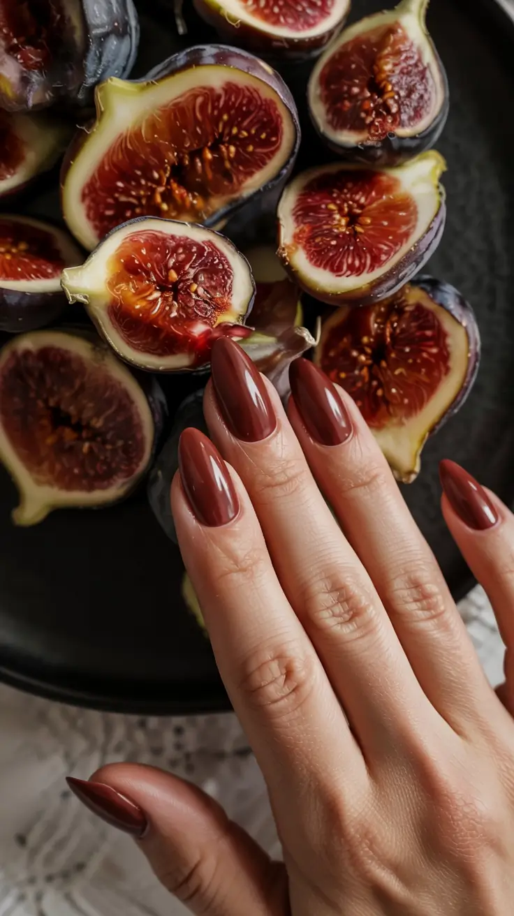 short winter nails ideas 2025 2026 Fig Velvet