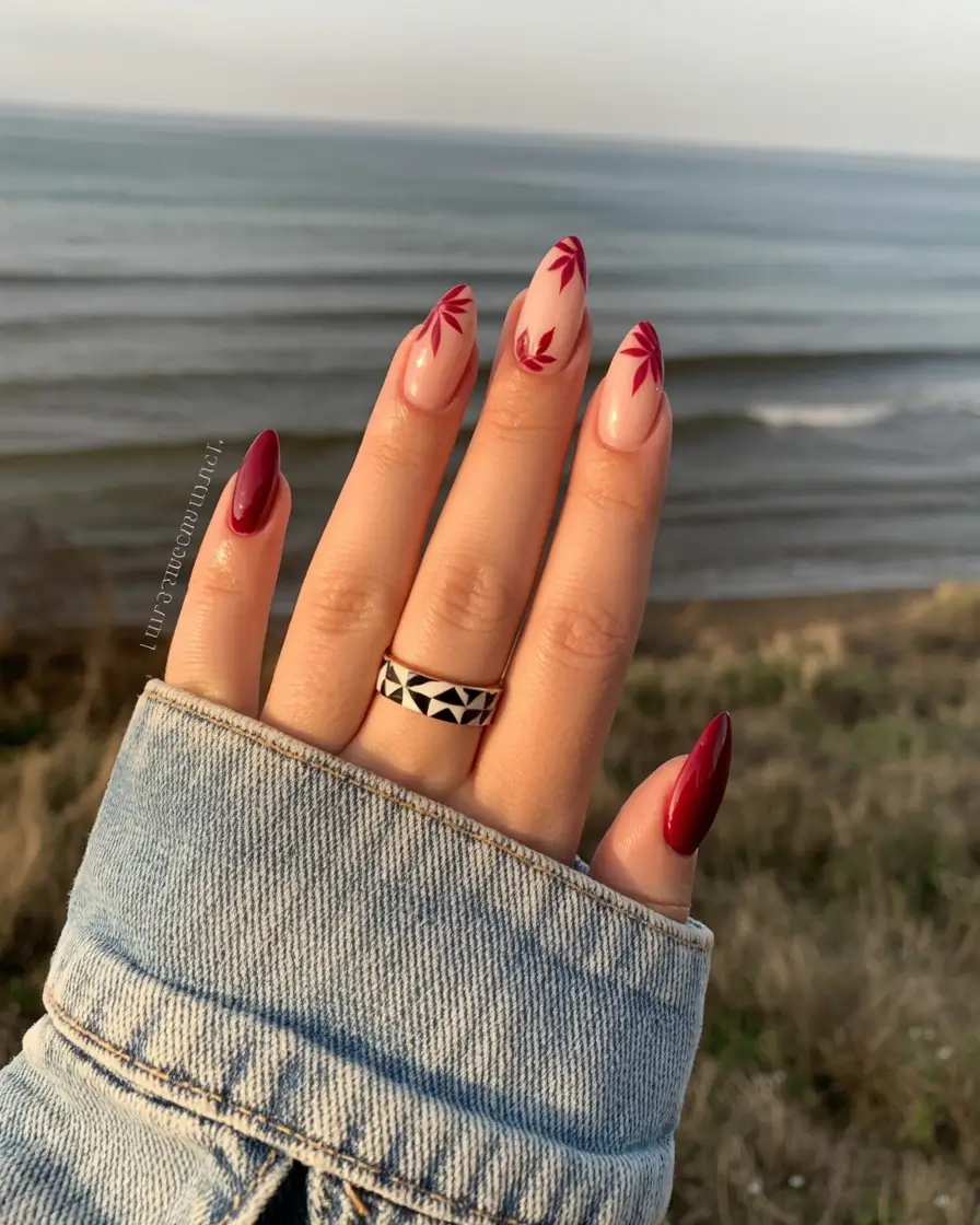 stylish nail ideas for winter 2025 2026 Cranberry Horizon