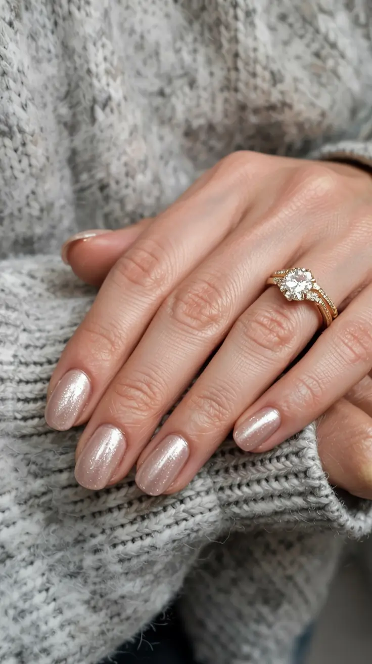 trendy simple winter nail ideas 2025 2026 Soft Winter Glow