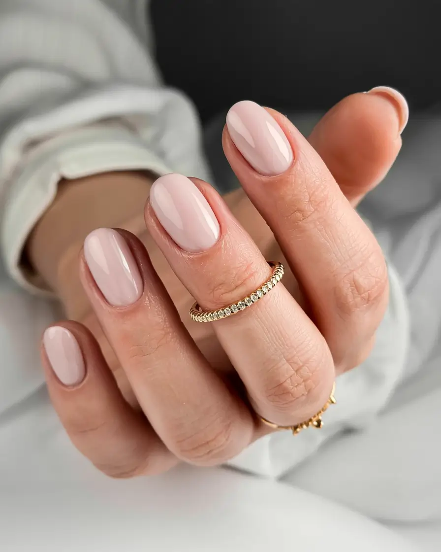 trendy winter dip nails 2025 2026 Winter Milk Glow